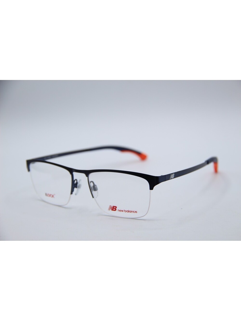 New Balance Nb 4055-3 Black Blue Orange Authentic Eyeglasses 54-18-149